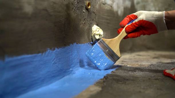 Commercial Waterproofing project at a Pulaski, WI business property by SJ Waterproofing Pros